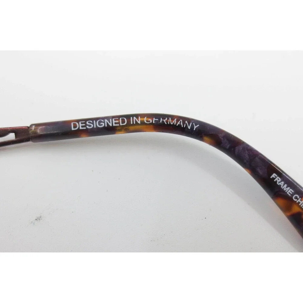 Brendel 922015 Eyeglasses Burgundy Metal Scroll Temple 52-17-135 German Design